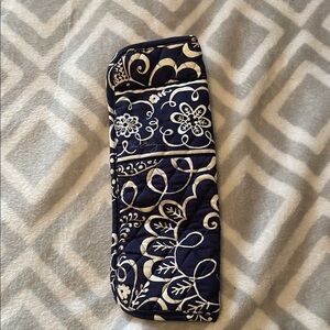 Floral Blue Hair Curler/ Flat Iron case Vera Bradley